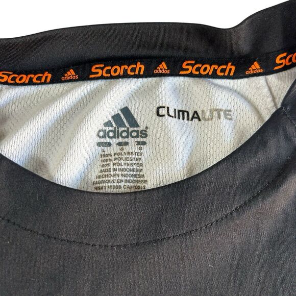 Cincinnati Bearcats Mens Large Adidas Scorch Team Warm Up Shirt Climalite Y2K - Picture 4 of 11